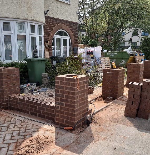 boundary wall construction img one