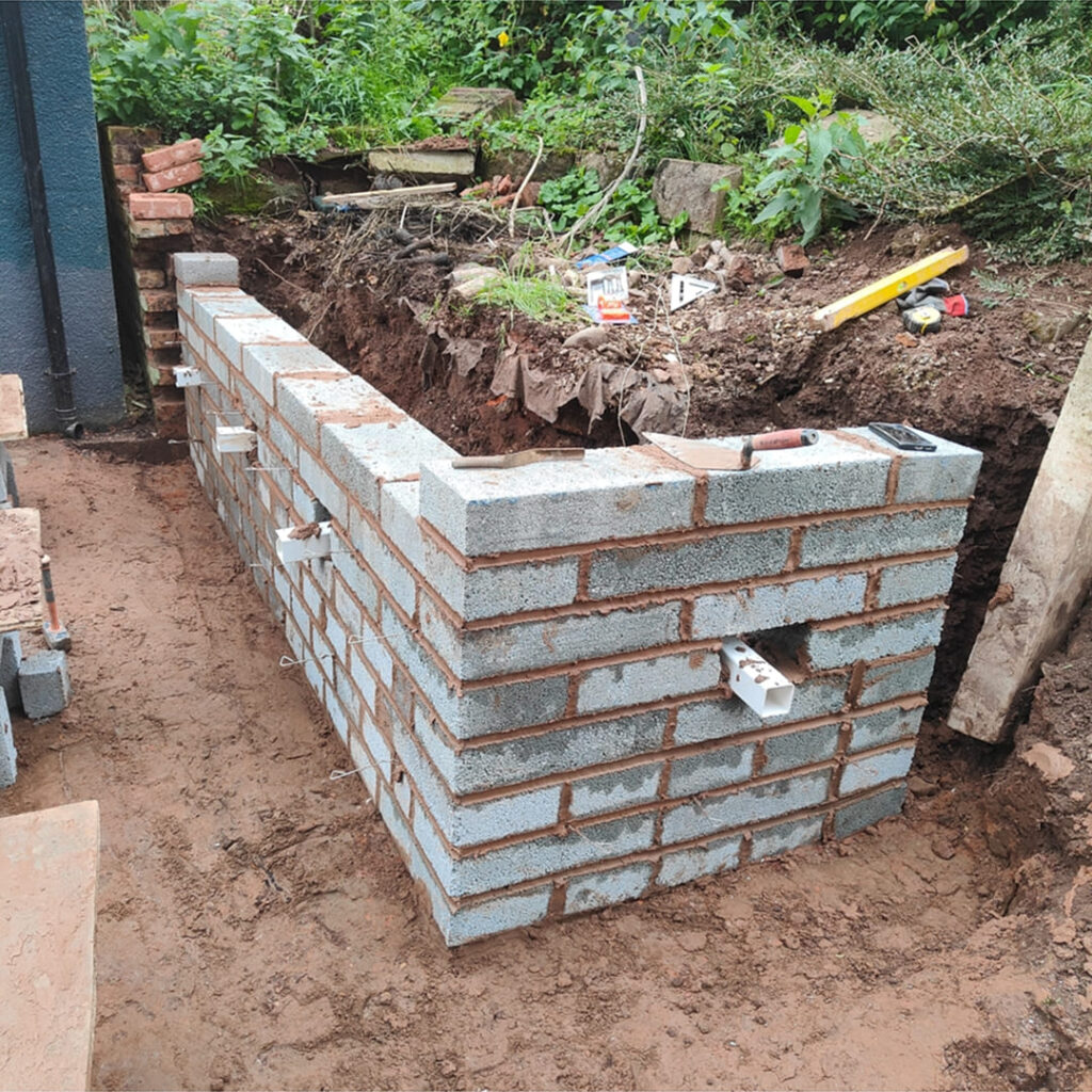 brickwork retaining wall bridgenorth img five