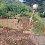 brickwork retaining wall bridgenorth img one