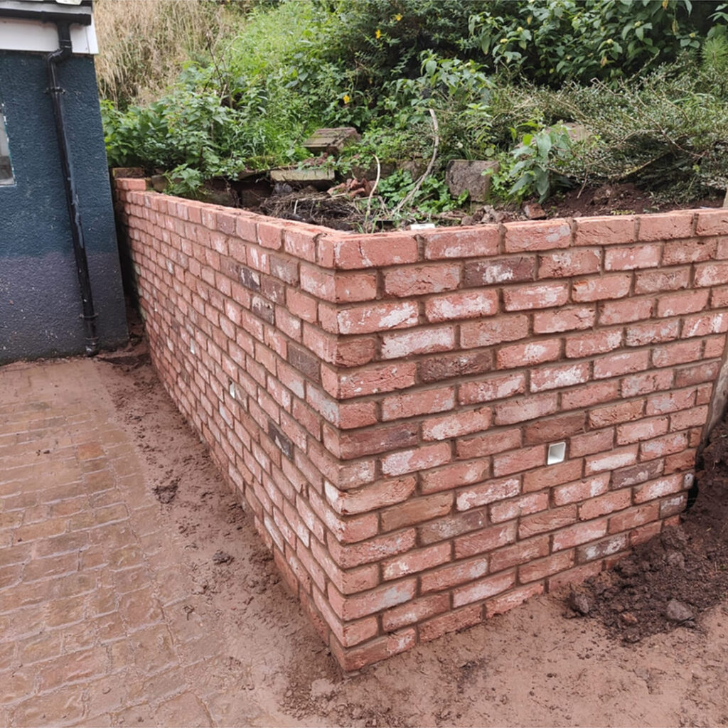 brickwork retaining wall bridgenorth img six
