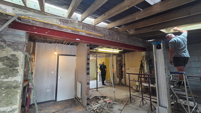 steel work rsj installations img one